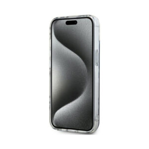 Coque iPhone 15 Plus DKNY IML Checkered Mono Pattern noire — visuel 5