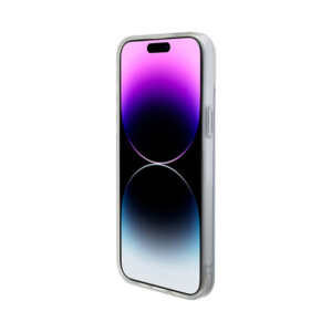 Coque iPhone 15 Plus Guess IML Iridescent MagSafe violette — visuel 5
