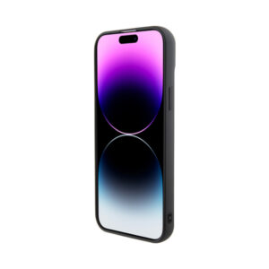 Coque iPhone 15 Plus Karl Lagerfeld 3D Rubber Multi Logo noire — visuel 5