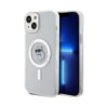 Coque iPhone 15 Plus Karl Lagerfeld IML Choupette MagSafe transparente