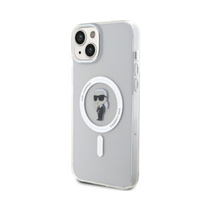 Coque iPhone 15 Plus Karl Lagerfeld IML Ikonik MagSafe transparente — visuel 2