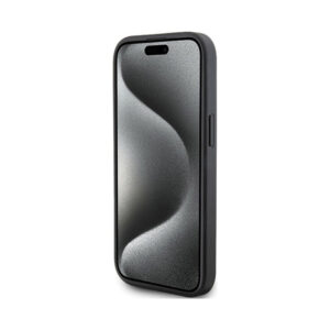 Coque iPhone 15 Plus Karl Lagerfeld Quilted K Pattern noire — visuel 5