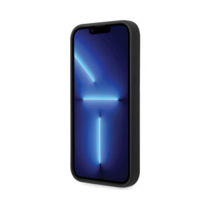 Coque iPhone 15 Pro BMW Silicone Metal Logo noire — visuel 5