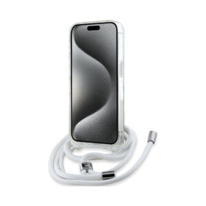 Coque iPhone 15 Pro Karl Lagerfeld Crossbody IML Karl Head MagSafe transparente — visuel 4