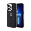 Coque iPhone 15 Pro Karl Lagerfeld IML Ikonik MagSafe noire