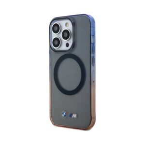 Coque iPhone 15 Pro Max BMW Gradient Bumper MagSafe grise — visuel 2
