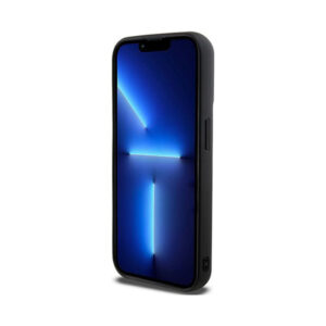 Coque iPhone 15 Pro Max DKNY 3D Rubber Repeat Pattern noire — visuel 5