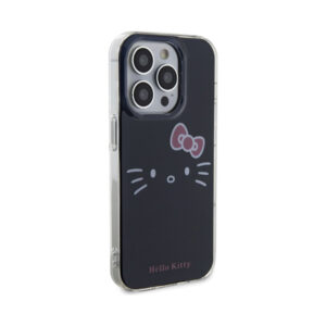 Coque iPhone 15 Pro Max Hello Kitty IML Kitty Face noire — visuel 4