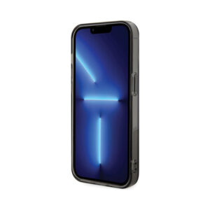 Coque iPhone 15 Pro Max Karl Lagerfeld IML Ikonik MagSafe noire — visuel 5