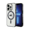 Coque iPhone 15 Pro Max Karl Lagerfeld IML Karl Head MagSafe transparente