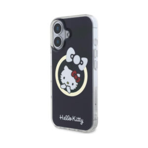Coque iPhone 16 Hello Kitty IML Fun Bow MagSafe noire — visuel 2