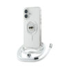 Coque iPhone 16 Karl Lagerfeld Crossbody IML Karl Head MagSafe transparente
