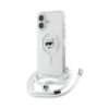 Coque iPhone 16 Karl Lagerfeld IML Choupette Head & Cord MagSafe transparente
