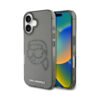 Coque iPhone 16 Karl Lagerfeld IML Rhinestones Karl Head noire