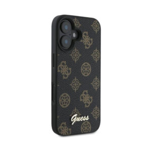 Coque iPhone 16 Plus Guess Peony Script MagSafe noire — visuel 4