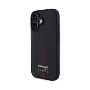Coque iPhone 16 Plus Red Bull Carbon Fiber Power Bar MagSafe noire — visuel 2