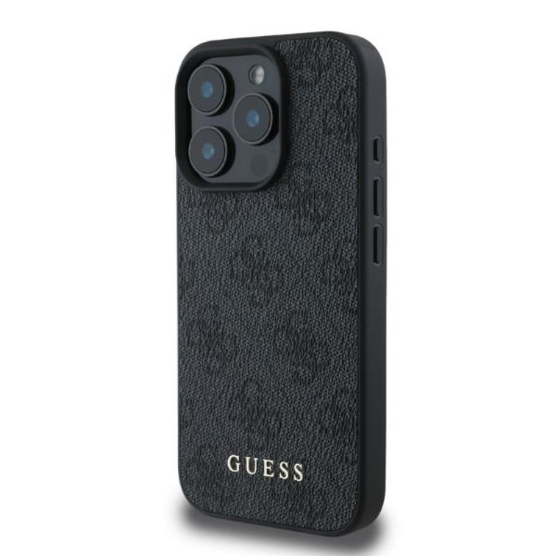 Coque iPhone 16 Pro Guess 4G Classic noire — visuel 2