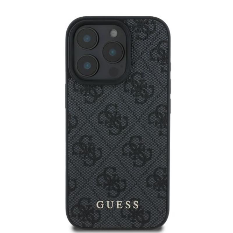 Coque iPhone 16 Pro Guess 4G Classic noire — visuel 3