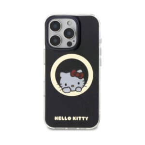 Coque iPhone 16 Pro Max Hello Kitty IML Sweet Kitty MagSafe noire — visuel 3