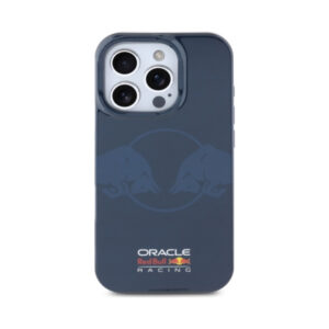 Coque iPhone 16 Pro Max Red Bull IML Two Bulls MagSafe bleu marine — visuel 3