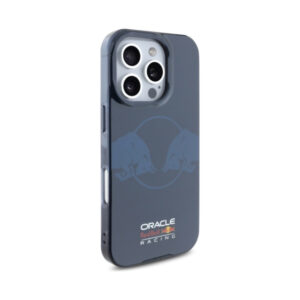 Coque iPhone 16 Pro Max Red Bull IML Two Bulls MagSafe bleu marine — visuel 4