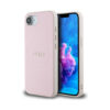 Coque iPhone 16e Guess Grained Ring MagSafe rose