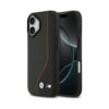Coque iPhone 17 BMW M Carbon Line & Logo MagSafe rouge