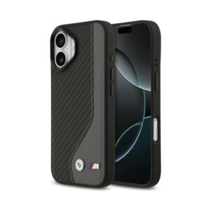 Coque iPhone 17 BMW M Carbon Logo MagSafe