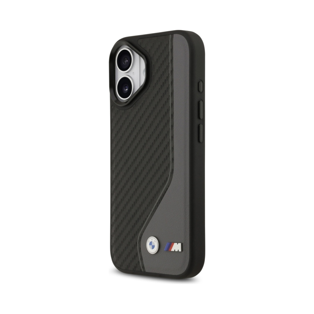 Coque iPhone 17 BMW M Carbon Logo MagSafe — visuel 2