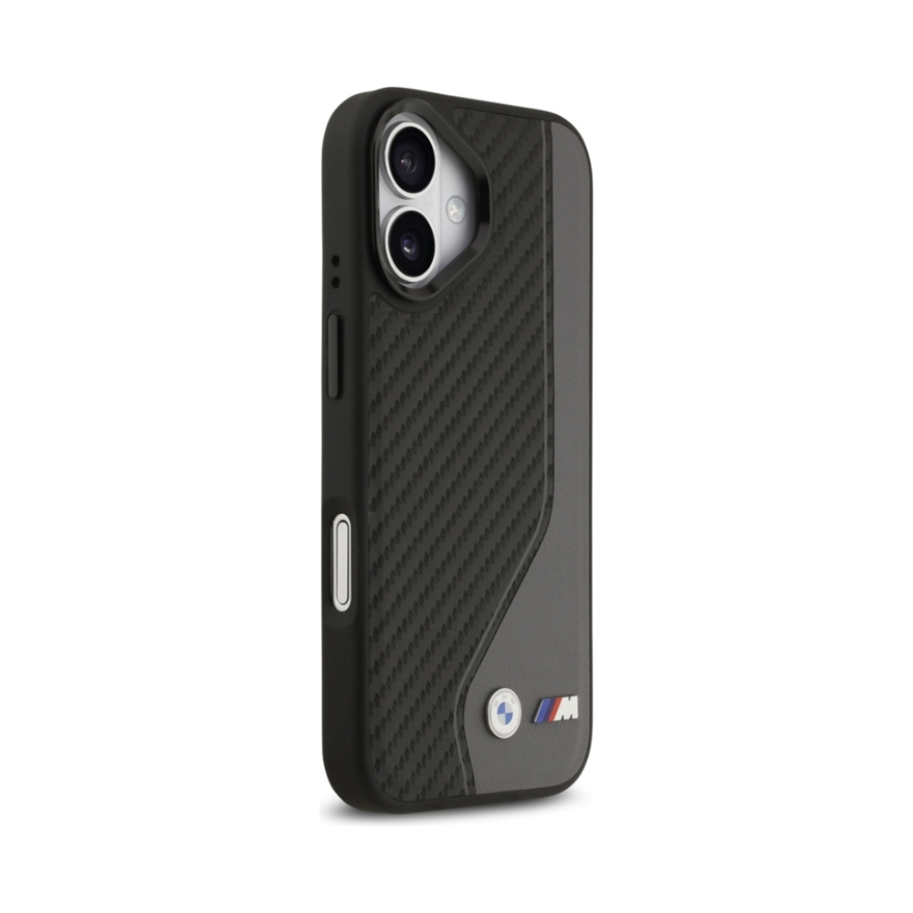 Coque iPhone 17 BMW M Carbon Logo MagSafe — visuel 4