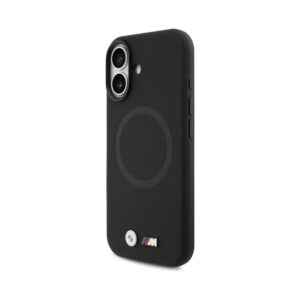 Coque iPhone 17 BMW M FW Metal Logo MagSafe noire — visuel 2