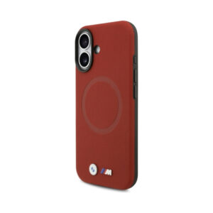 Coque iPhone 17 BMW M FW Metal Logo MagSafe rouge — visuel 2