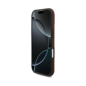 Coque iPhone 17 BMW M FW Metal Logo MagSafe rouge — visuel 5