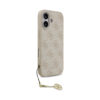 Coque iPhone 17 Guess 4G Charms Collection MagSafe rose