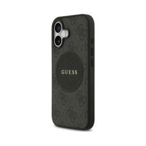 Coque iPhone 17 Guess 4G Circle Classic Logo MagSafe – Case noire — visuel 2