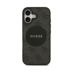 Coque iPhone 17 Guess 4G Circle Classic Logo MagSafe – Case noire — visuel 3