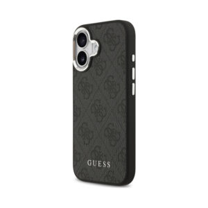 Coque iPhone 17 Guess 4G Classic Logo MagSafe noire — visuel 2