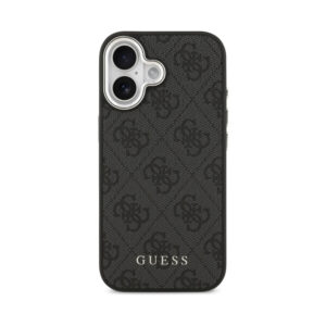 Coque iPhone 17 Guess 4G Classic Logo MagSafe noire — visuel 3
