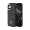 Coque iPhone 17 Guess 4G Triangle Logo MagSafe noire