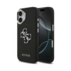 Coque iPhone 17 Guess Grained Big 4G Classic Logo noire