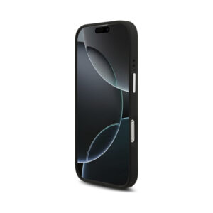 Coque iPhone 17 Guess Grained Big 4G Classic Logo noire — visuel 5