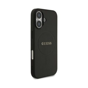 Coque iPhone 17 Guess Grained Ring MagSafe noire — visuel 4