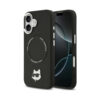 Coque iPhone 17 Karl Lagerfeld Choupette Pin MagSafe noire
