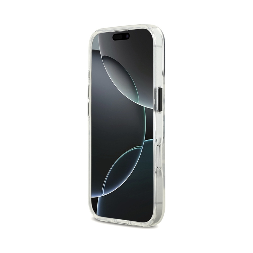 Coque iPhone 17 Karl Lagerfeld IML Karl Sketch Logo MagSafe transparente — visuel 5