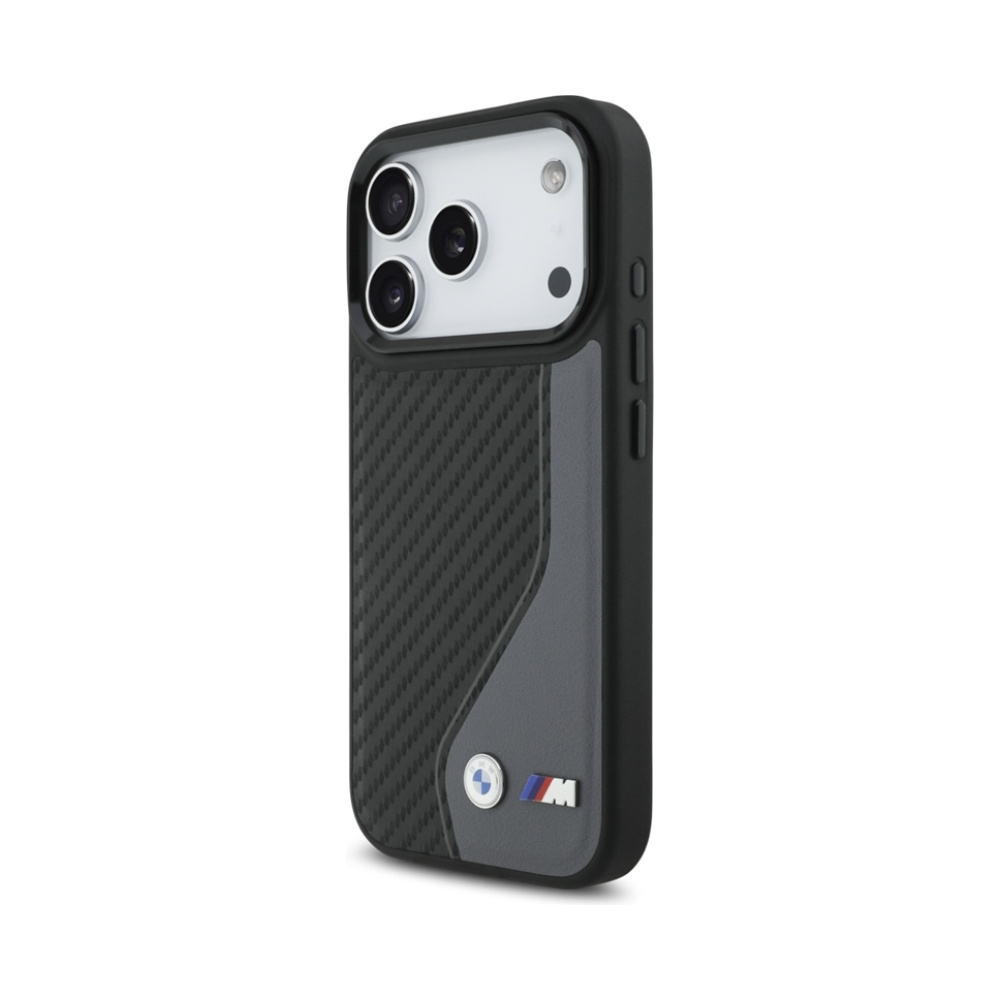 Coque iPhone 17 Pro BMW M Carbon Logo MagSafe — visuel 2