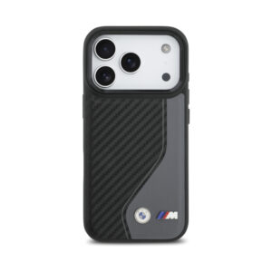 Coque iPhone 17 Pro BMW M Carbon Logo MagSafe — visuel 3