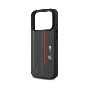 Coque iPhone 17 Pro BMW M Kevlar Lines & Logo MagSafe noire — visuel 5