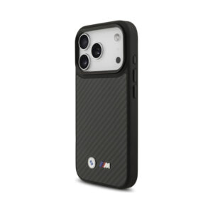 Coque iPhone 17 Pro BMW M Kevlar Matt MagSafe noire — visuel 2