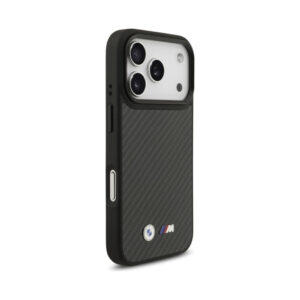 Coque iPhone 17 Pro BMW M Kevlar Matt MagSafe noire — visuel 4