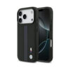 Coque iPhone 17 Pro BMW M Perforated Stripe Logo MagSafe bleue